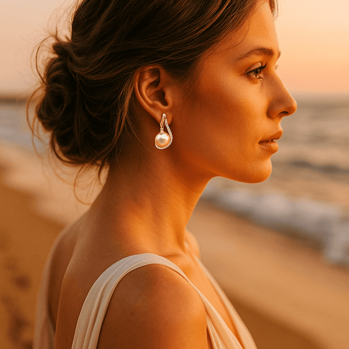 Boucles d’oreilles à perles