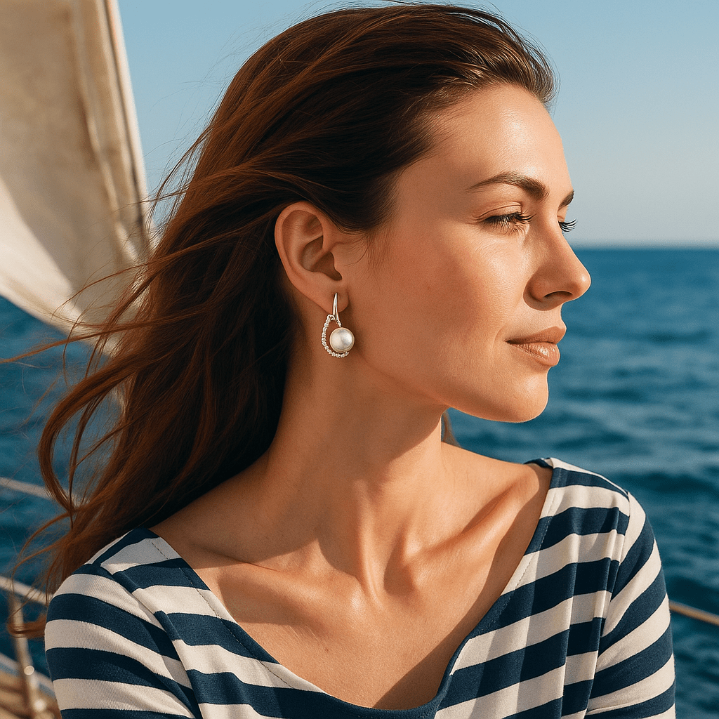 Boucles d’oreilles à perles