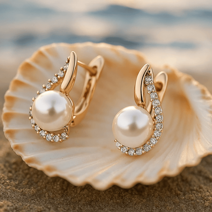 Boucles d’oreilles à perles