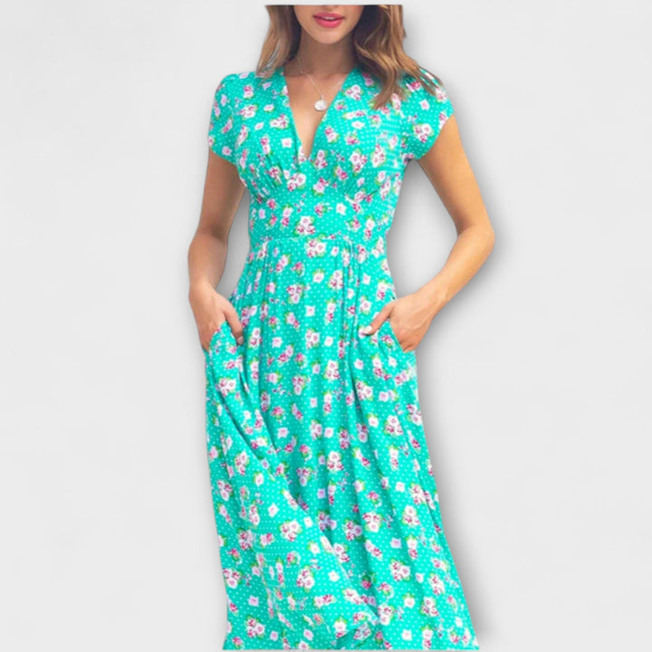 Fienna - Robe midi à boutonnage