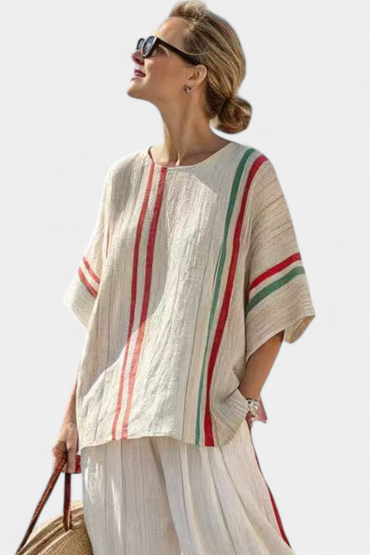 Giulia | Ensemble en lin bohème
