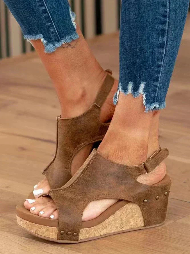 Laura | Sandales compensées