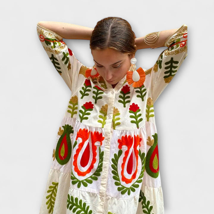 Diona - Gracieuse robe fleurie
