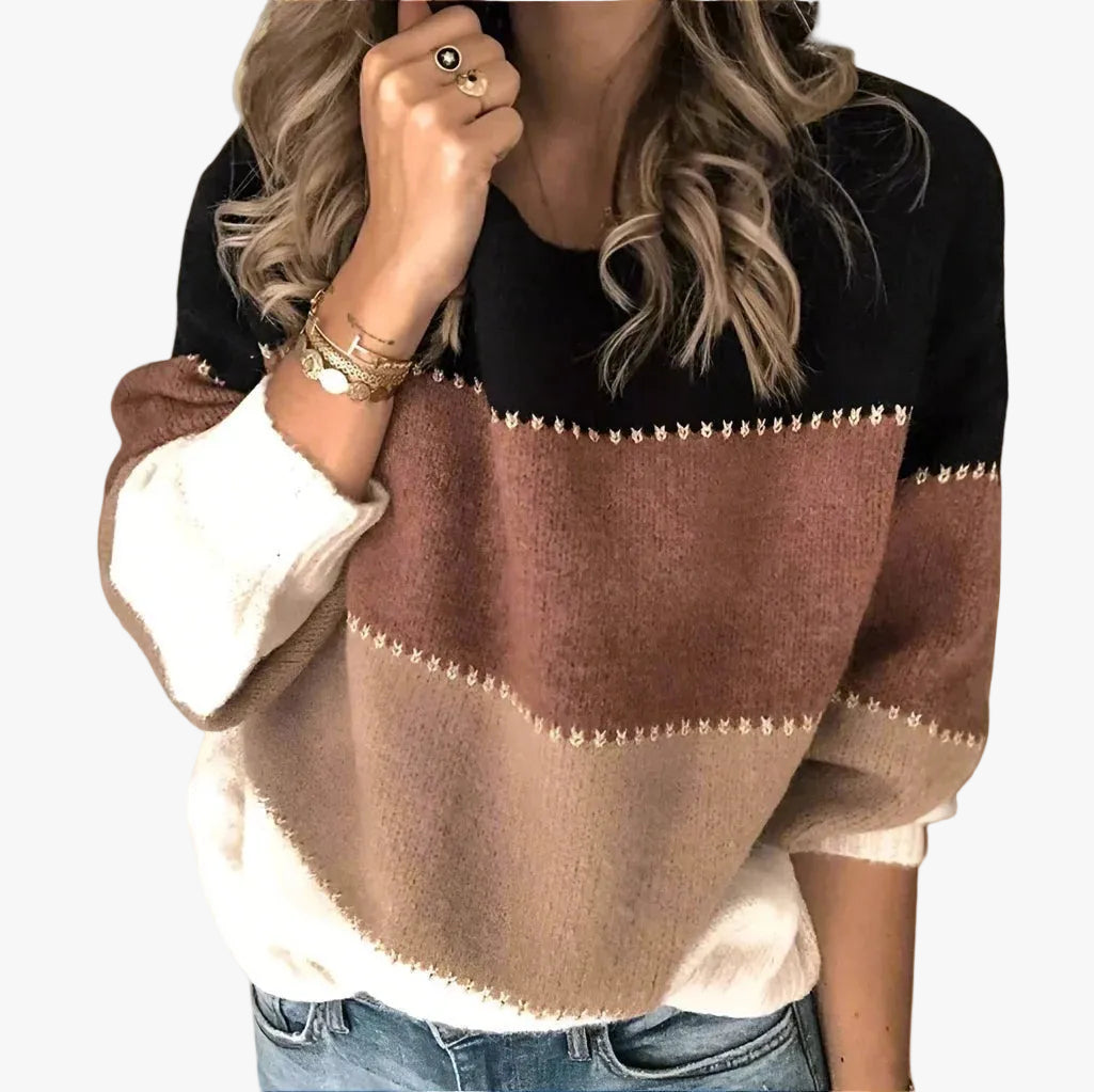 ZOÉ | PULL COL ROULÉ CONFORTABLE
