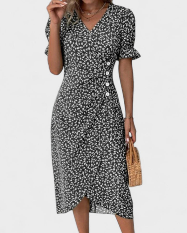 Rita | Robe portefeuille légère