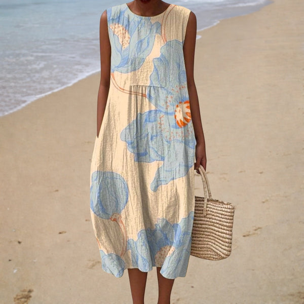 Robe d’été confortable sans manches