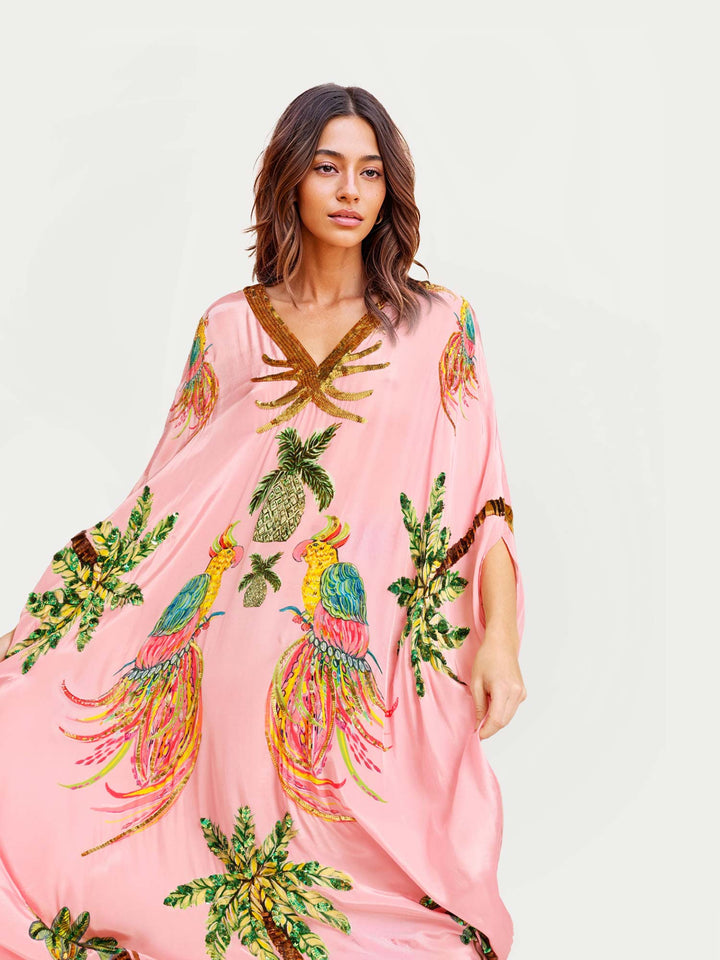 Alessandra | Robe longue à motifs