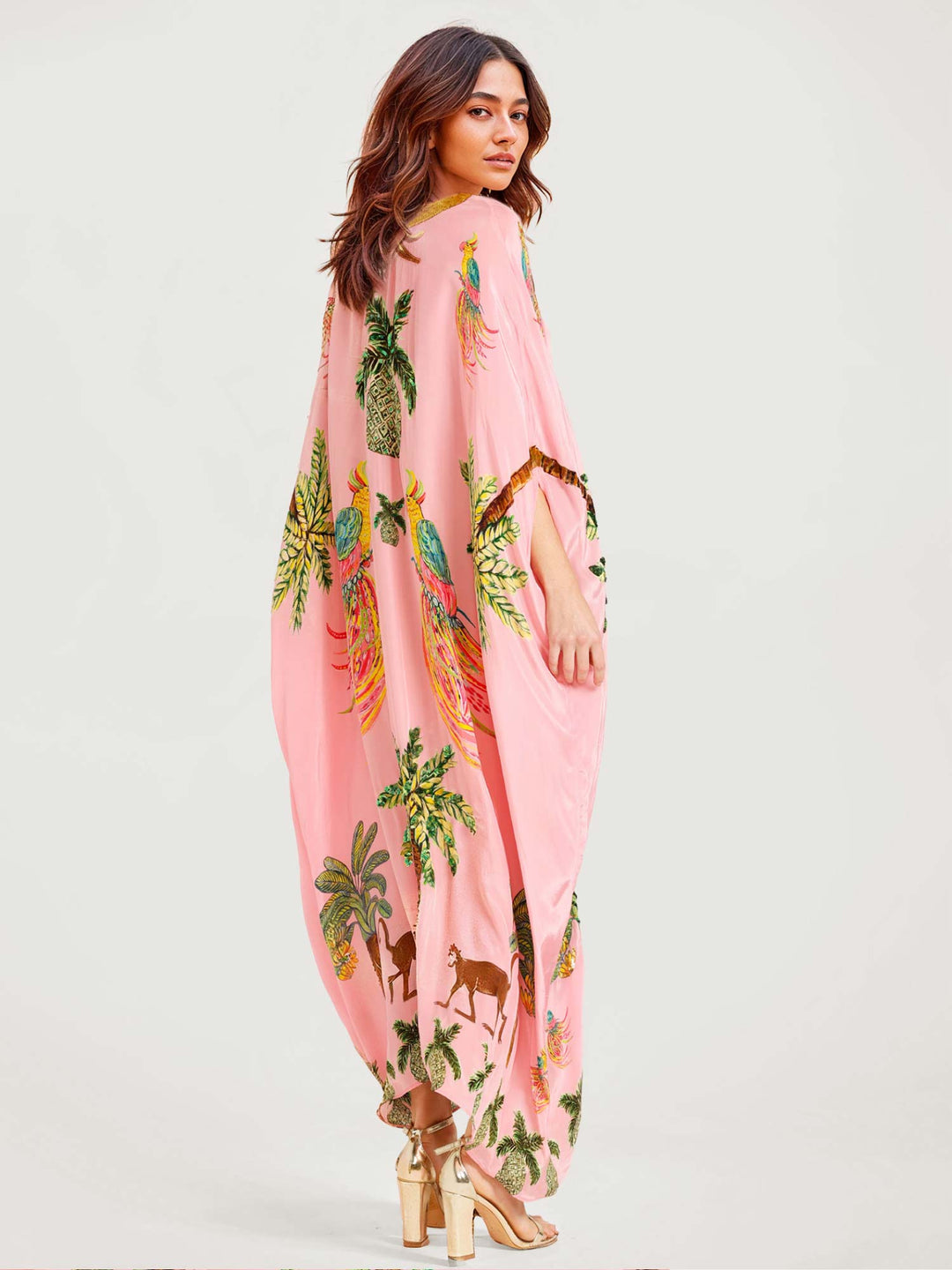 Alessandra | Robe longue à motifs