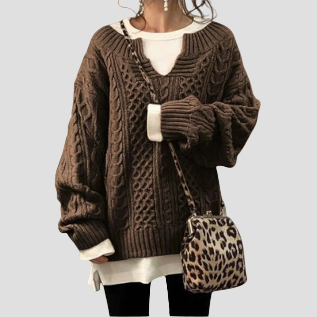 LILY | PULL OVERSIZE TRESSÉ