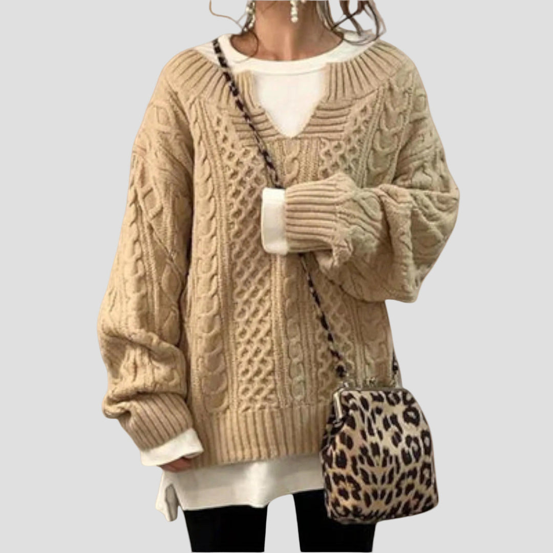LILY | PULL OVERSIZE TRESSÉ
