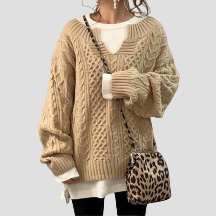 LILY | PULL OVERSIZE TRESSÉ