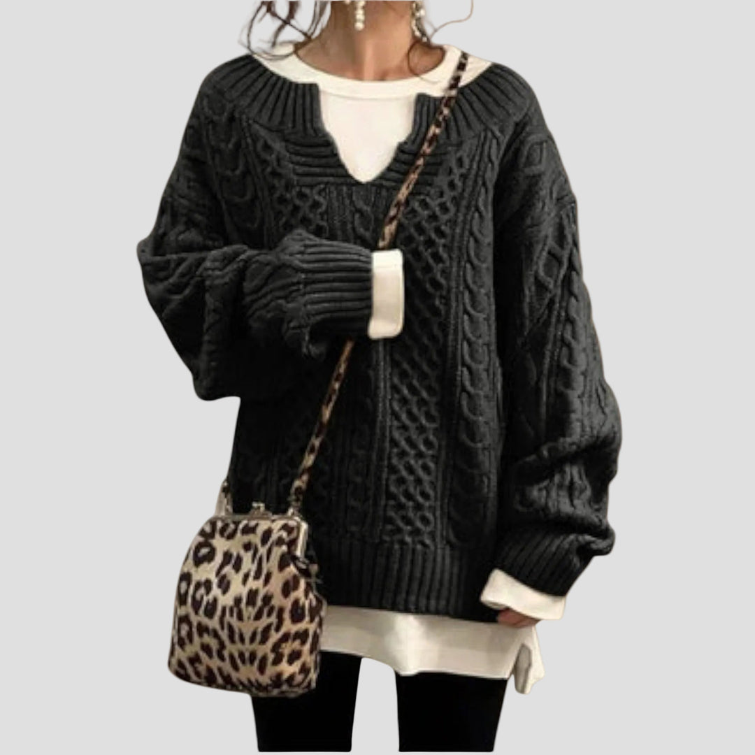 LILY | PULL OVERSIZE TRESSÉ