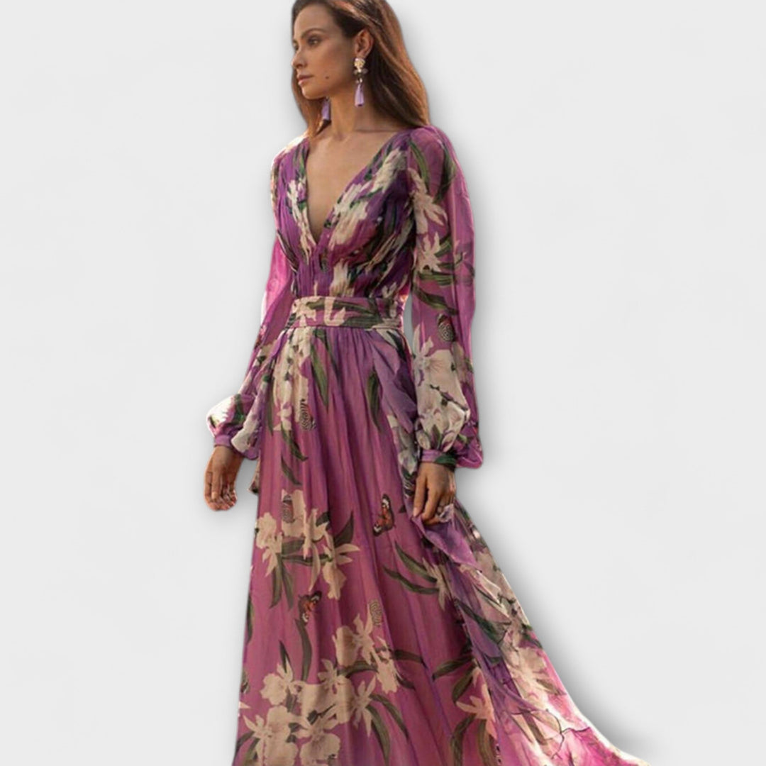Robe maxi élégante haut de gamme