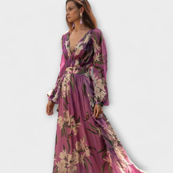 Robe maxi élégante haut de gamme