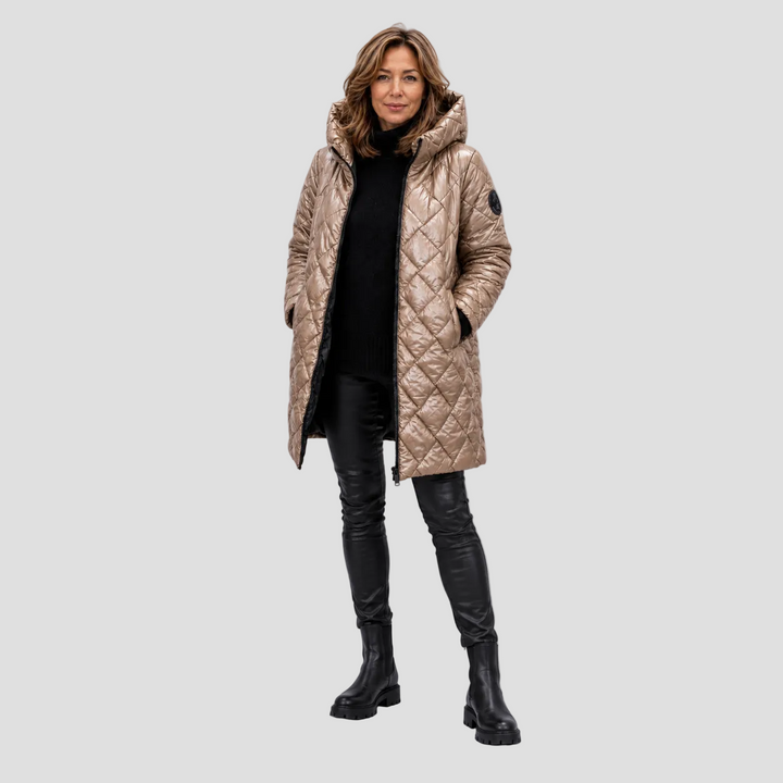 NAÉLYS | MANTEAU MATELASSÉ HIVER À CAPUCHE