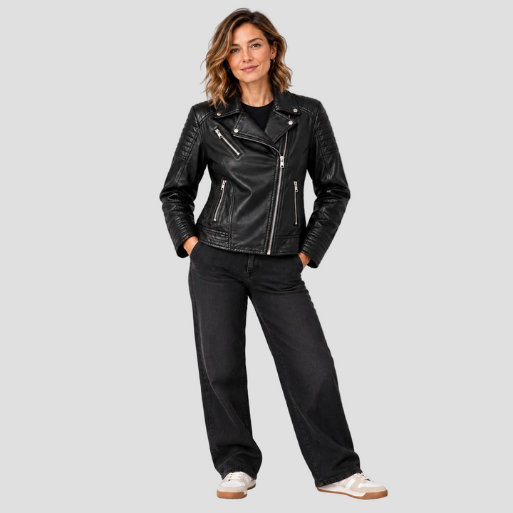 CAPUCINE | VESTE EN SIMILICUIR