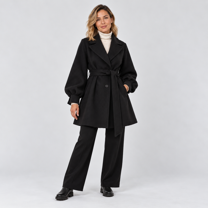ANNETTE | MANTEAU CEINTURÉ
