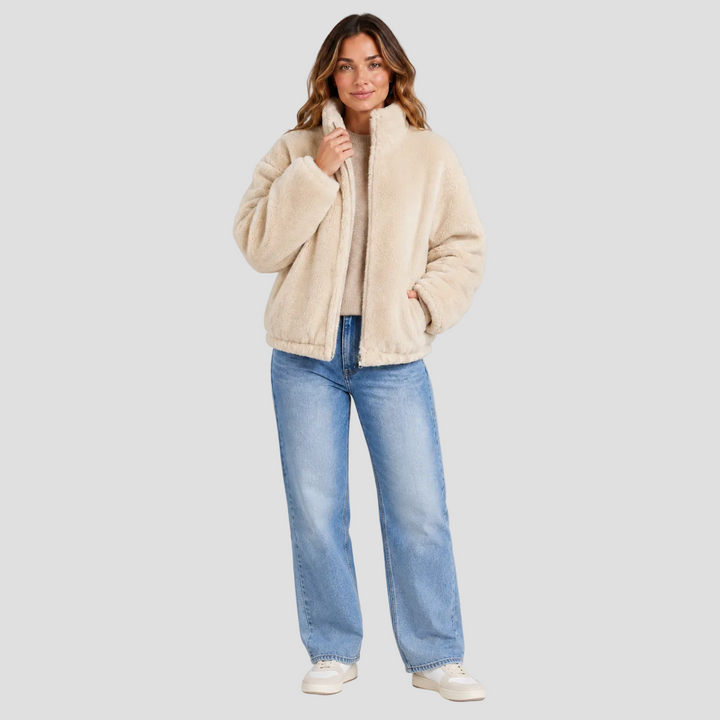 MAUD | VESTE TEDDY COURTE