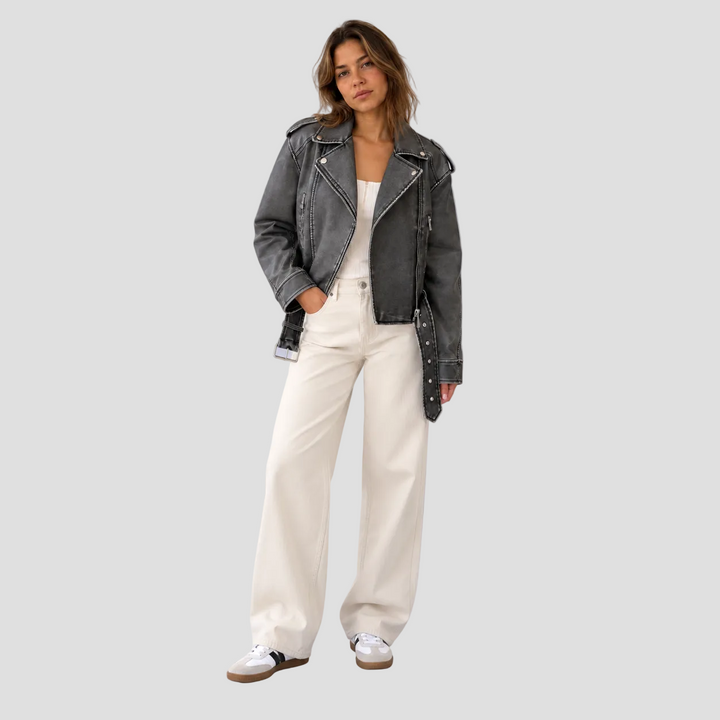 AMBRÉSIA | VESTE SIMILI CUIR EFFET VIEILLI