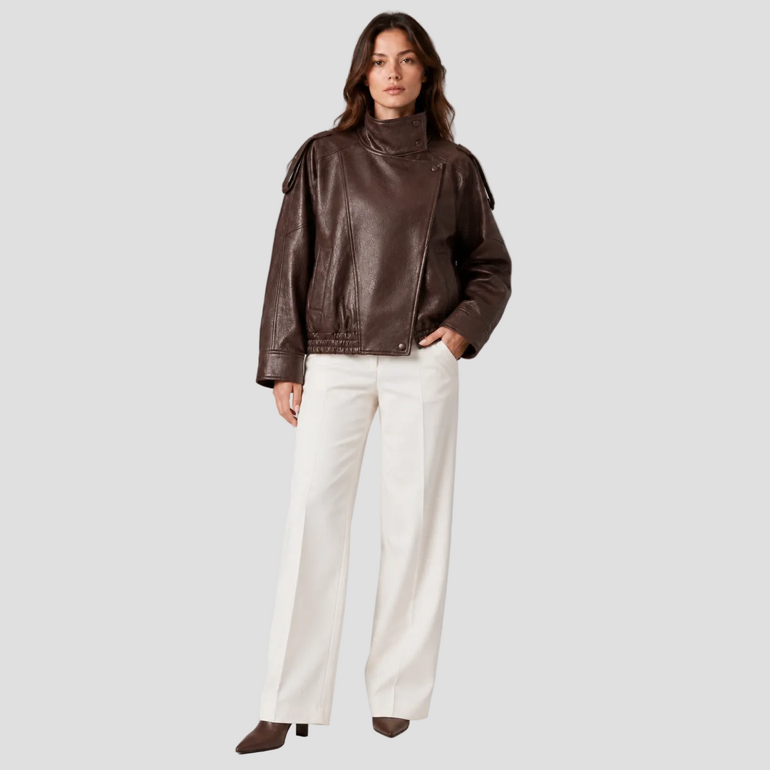 MÉLODIE | VESTE EN SIMILICUIR
