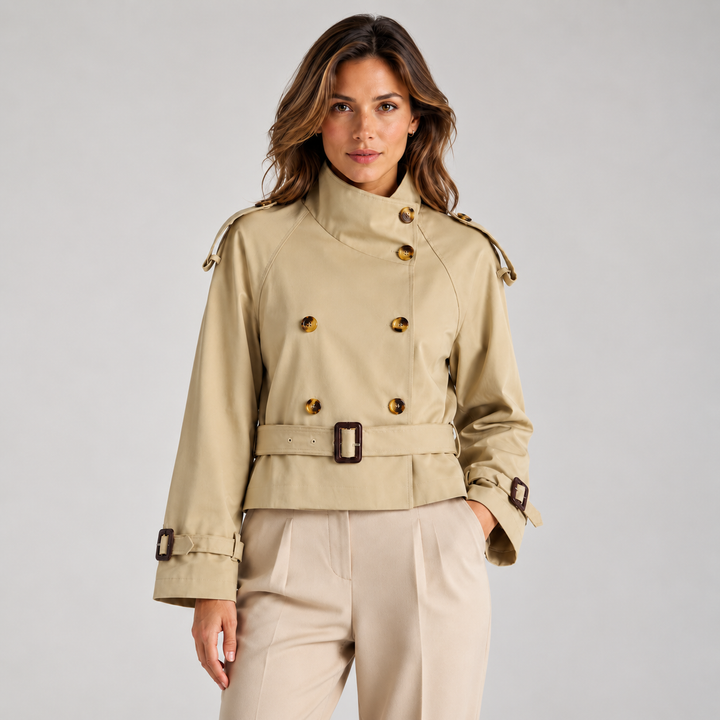 PAULINE | TRENCH COURT CROISÉ