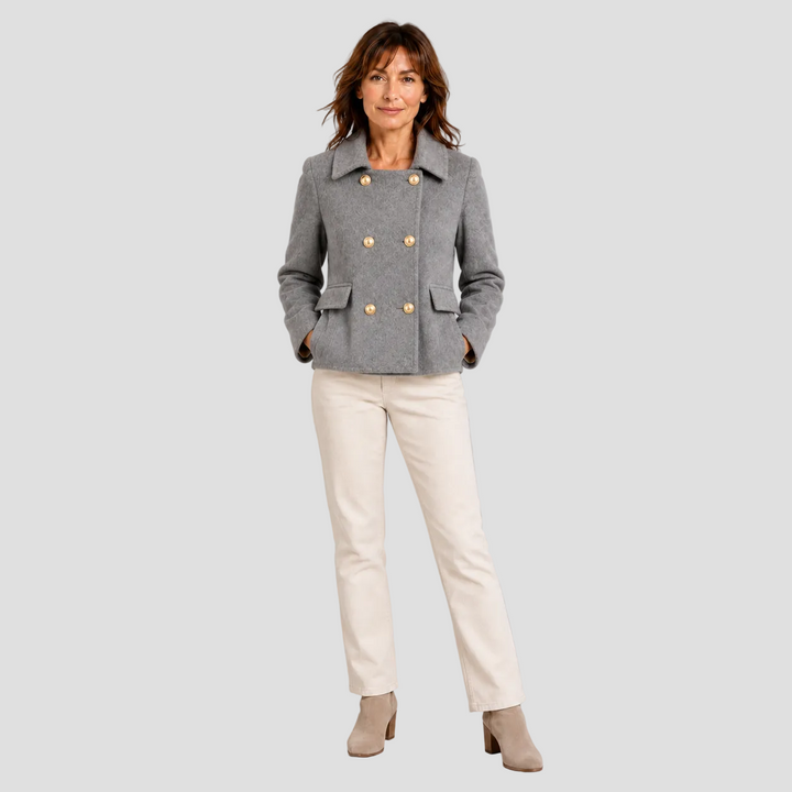 MÉLISYA | MANTEAU ÉLÉGANT À COL