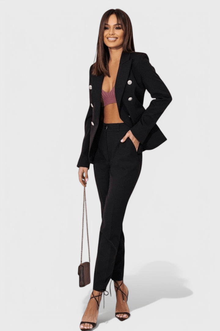 Romina | Ensemble élégant noir