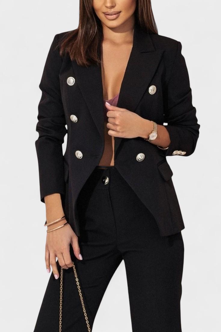 Romina | Ensemble élégant noir