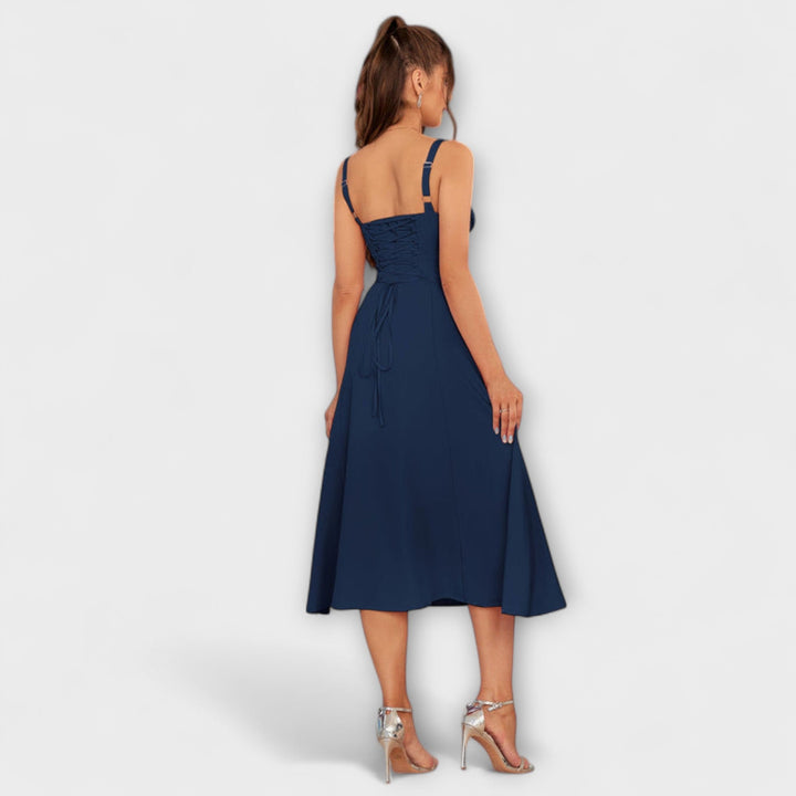 Hope | Robe à haut à volants et détail fendu