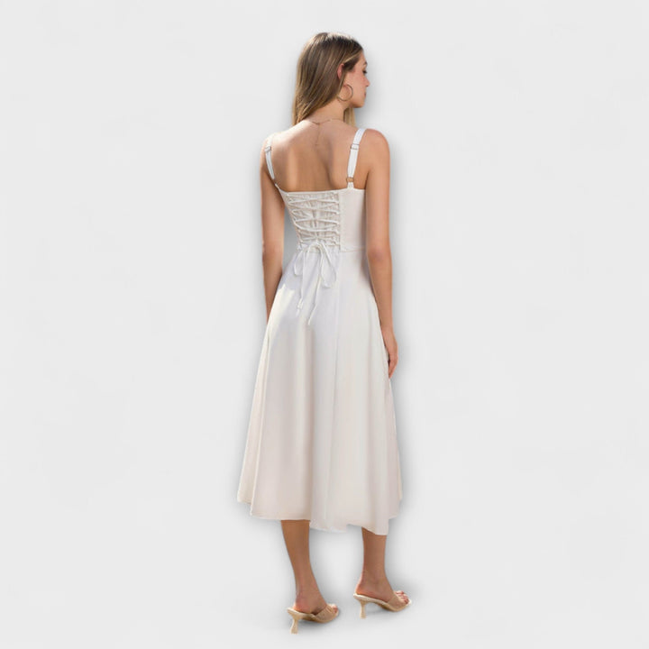 Hope | Robe à haut à volants et détail fendu