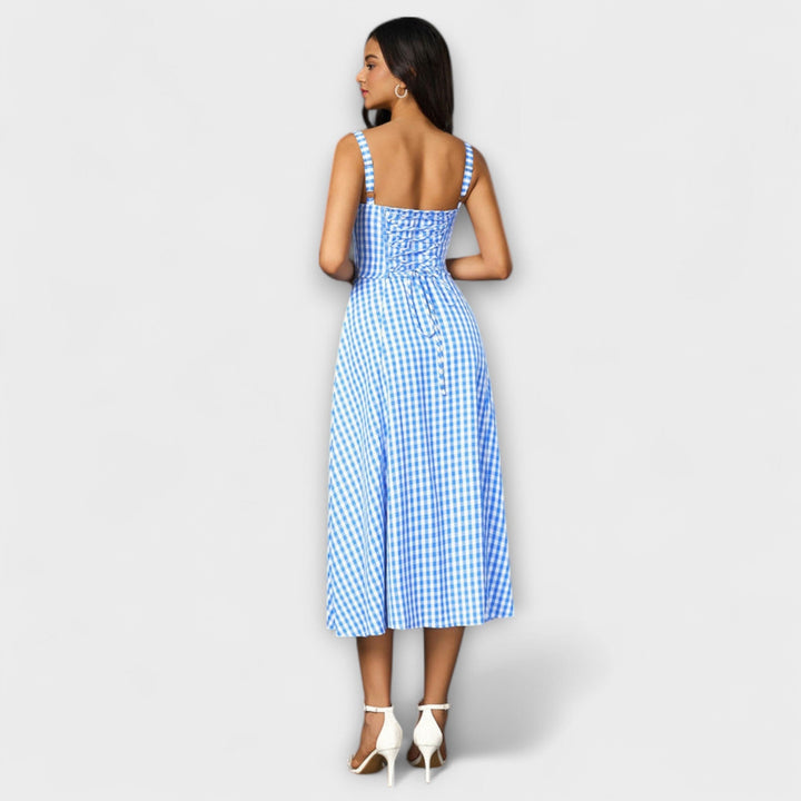 Hope | Robe à haut à volants et détail fendu