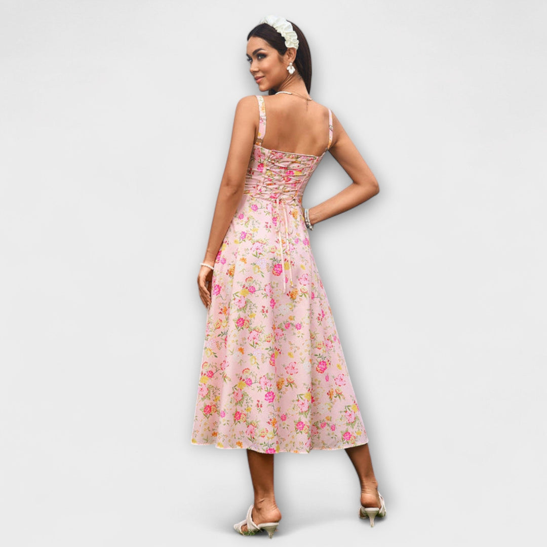 Hope | Robe à haut à volants et détail fendu
