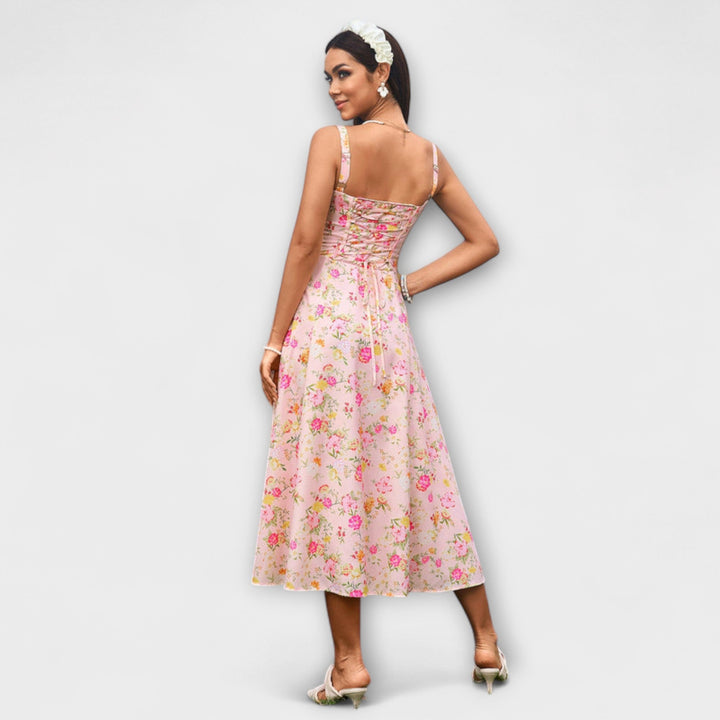 Hope | Robe à haut à volants et détail fendu