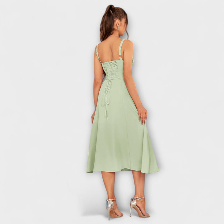 Hope | Robe à haut à volants et détail fendu