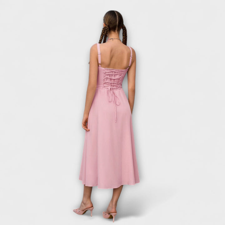 Hope | Robe à haut à volants et détail fendu