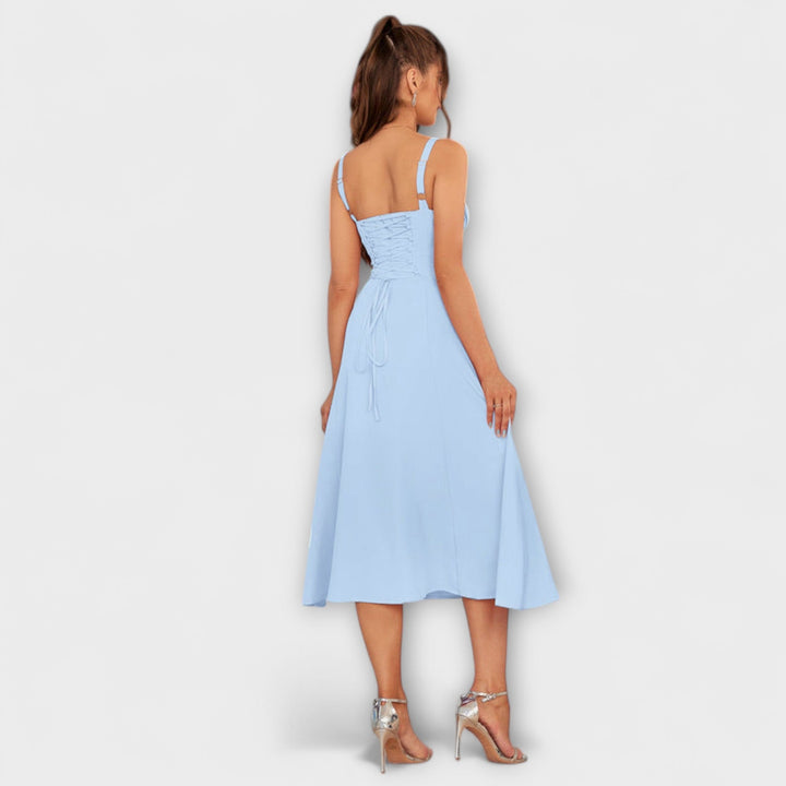 Hope | Robe à haut à volants et détail fendu
