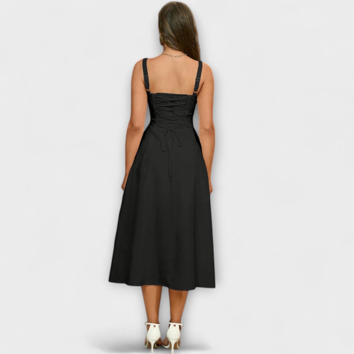 Hope | Robe à haut à volants et détail fendu
