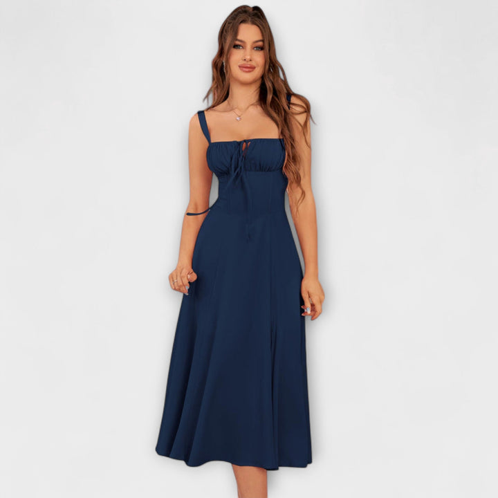 Hope | Robe à haut à volants et détail fendu
