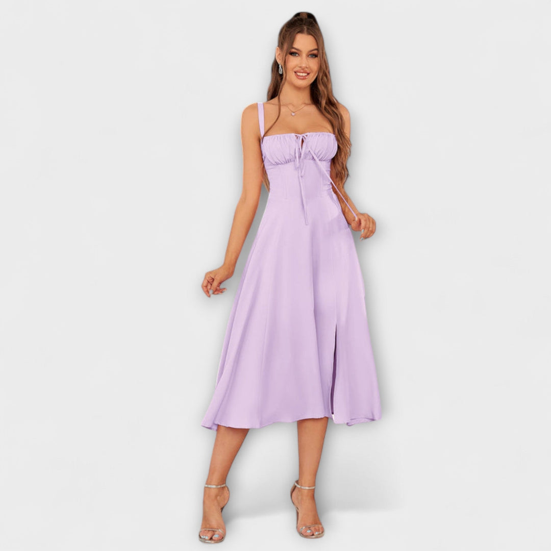 Hope | Robe à haut à volants et détail fendu