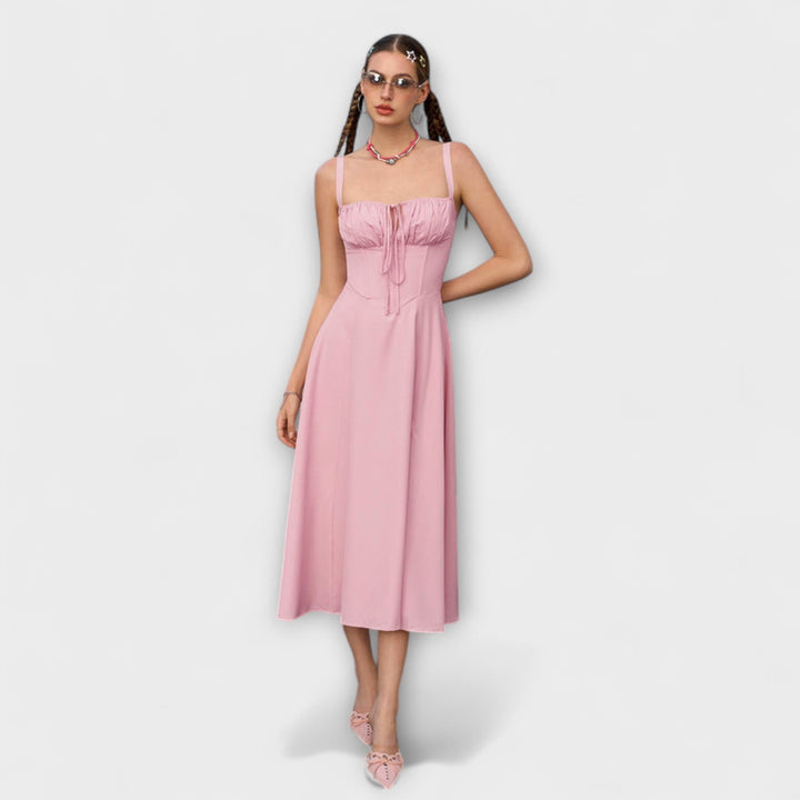 Hope | Robe à haut à volants et détail fendu