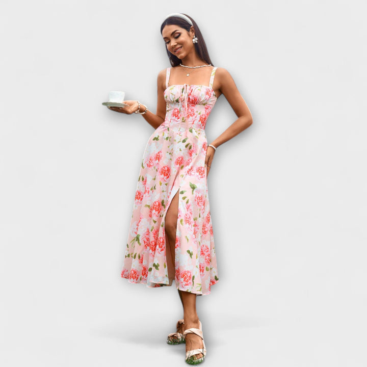 Hope | Robe à haut à volants et détail fendu