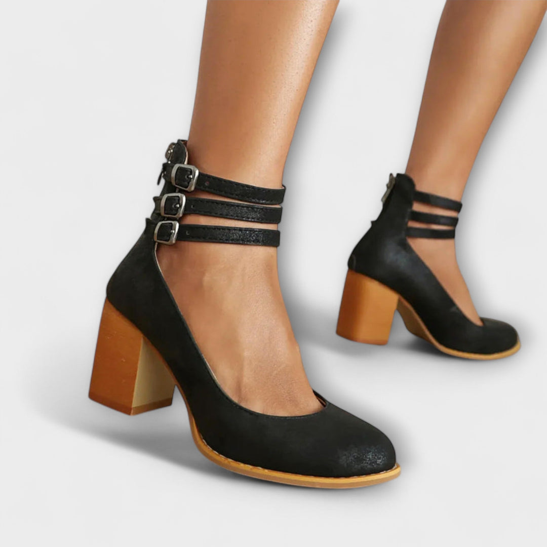 Alira – Escarpins au design à bride de cheville