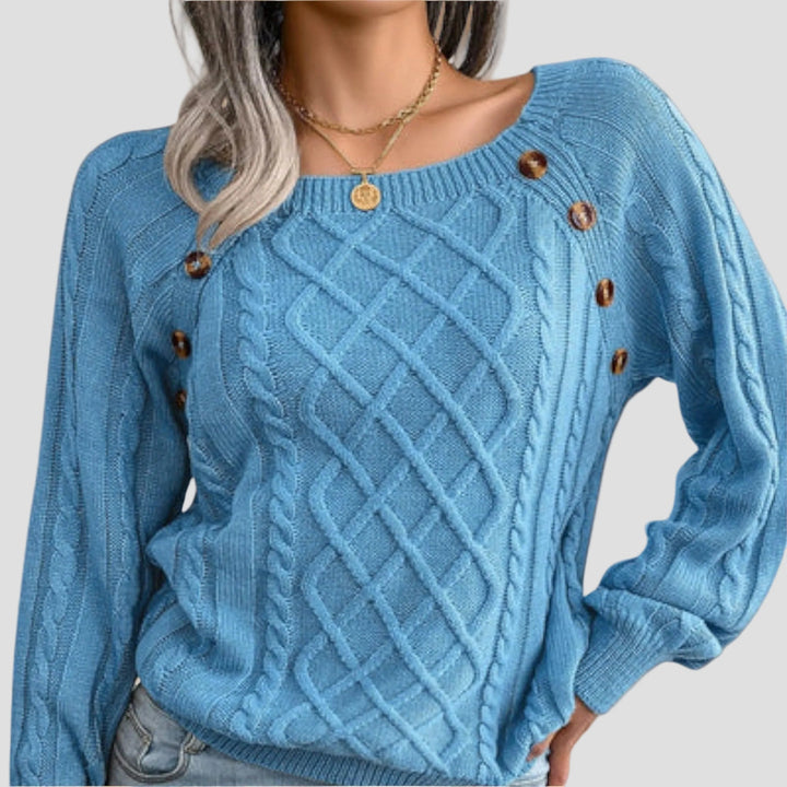MALIA | PULL BOUTONNÉ EN TRICOT