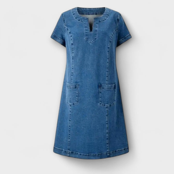 Mathea | Robe en denim douce
