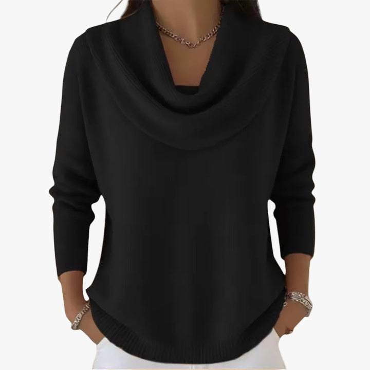EUDOXIE | PULL COL AVEC TEXTURE DOUCE