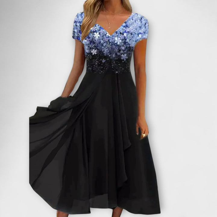 Lara | Robe de soirée en mousseline pour femme