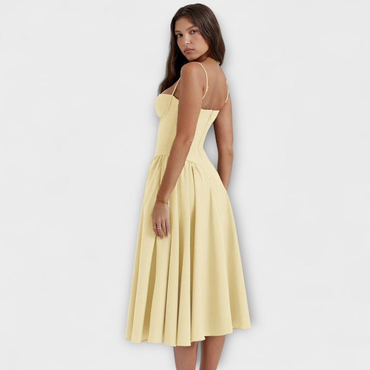 Rosalie - Robe corset raffinée sans manches