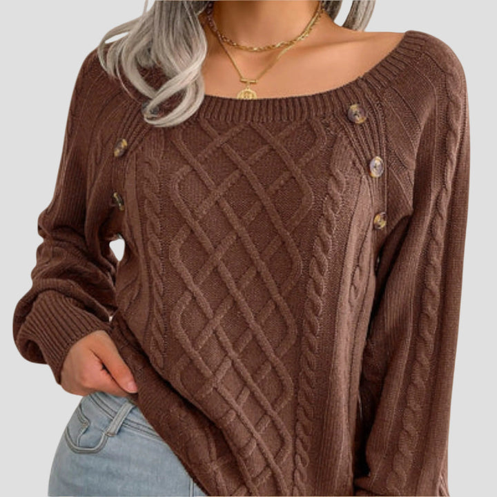 MALIA | PULL BOUTONNÉ EN TRICOT