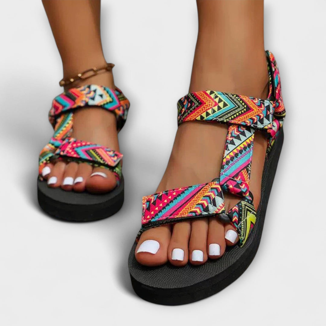 Sandales plates d’été pour femme en corde de chanvre