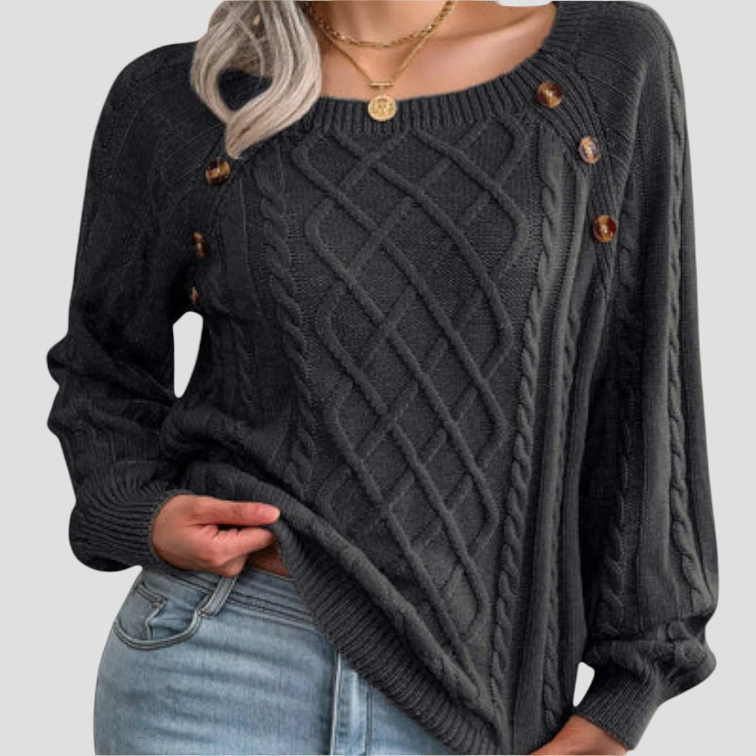 MALIA | PULL BOUTONNÉ EN TRICOT